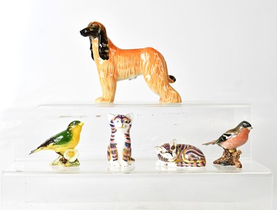 Lot 225 - Two Royal Crown Derby paperweights in the form...