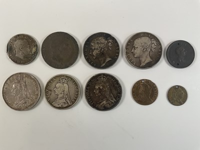 Lot 312 - A small amount of George III and Victoria...