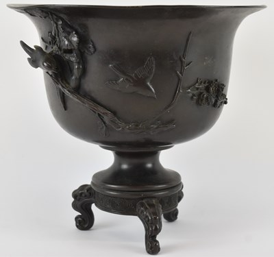Lot 397 - A late 19th century Japanese Meiji period bowl...