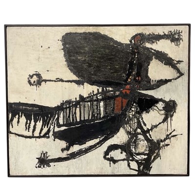 Lot 90 - GWYTHER IRWIN (British, 1931-2008); oil on...