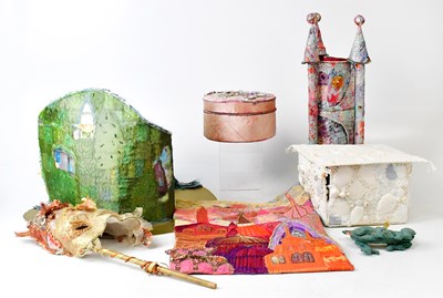 Lot 543 - JOAN PARK; a quantity of needle and felt work...