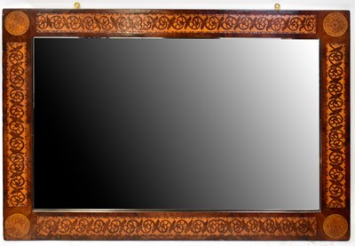 Lot 105 - A late 19th/early 20th century inlaid mahogany...