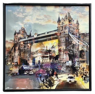 Lot 133 - PACO RAPHAEL; an original glazed mixed media, '...