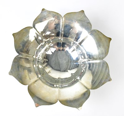 Lot 746 - TIFFANY; a sterling silver bowl in the form of...