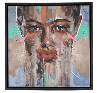 Lot 140 - RICH PARKER; oil on canvas, 'Clarity', signed...