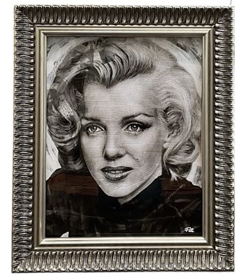 Lot 131 - PETE HUMPHREYS; an original glazed mixed media,...
