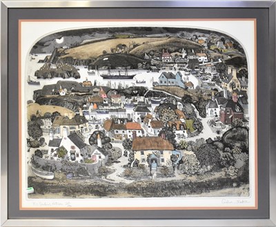 Lot 603 - GRAHAM CLARKE (born 1941); coloured etching...