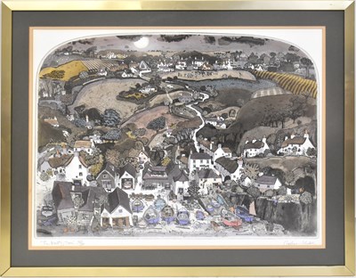 Lot 604 - GRAHAM CLARKE (born 1941); coloured etching...