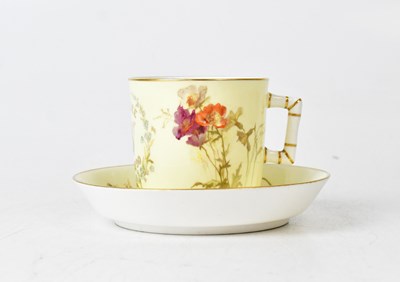 Lot 278 - ROYAL WORCESTER; a commemorative cup and...