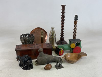 Lot 16 - Collectors' items, to include two oak table...