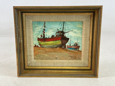 Lot 300 - CHARLES WHITE (Welsh, 1928 - 1997); oil on...