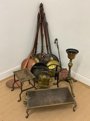 Lot 133 - A quantity of copper, brass and other...