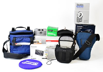 Lot 351 - A quantity of cameras and accessories,...