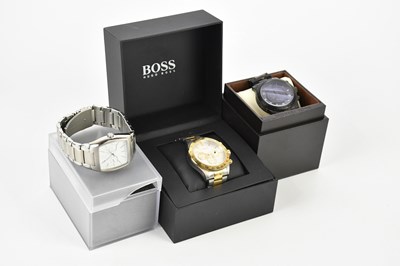 Lot 618 - Three decorative dress watches comprising...