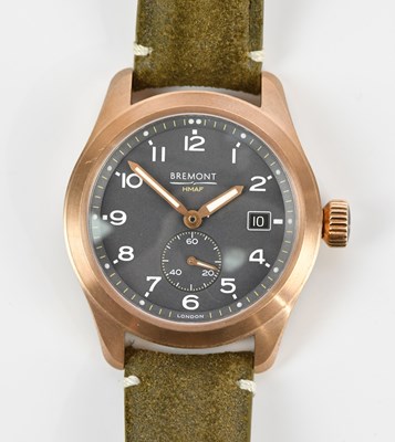 Lot 561 - BREMONT; a gentleman's bronze 'Broadsword'...