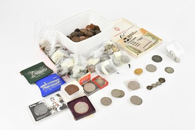 Lot 608 - A collection of various British coins, mainly...