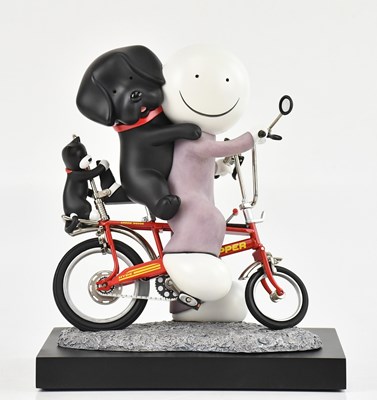 Lot 36 - DOUG HYDE; a cold cast porcelain sculpture,...