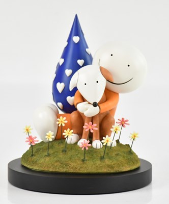 Lot 37 - DOUG HYDE; a cold cast porcelain sculpture,...