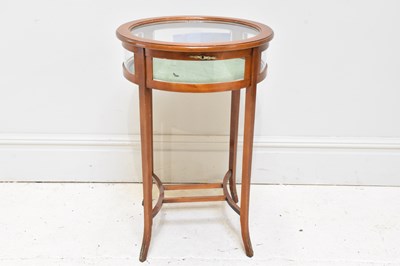 Lot 127 - An Edwardian inlaid mahogany circular...