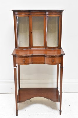 Lot 139 - An Edwardian mahogany display table with...