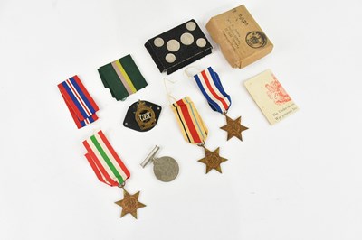 Lot 1289 - Four WWII medals comprising 1939-45 War Medal,...