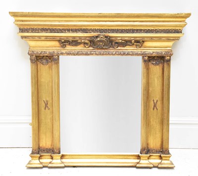 Lot 26 - A large and impressive gilt framed...