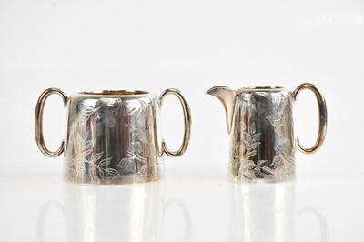 Lot 461 - WALKER & HALL; a Victorian hallmarked silver...