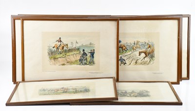 Lot 1032 - AFTER ARTHUR ACKERMANN; twelve horse related...