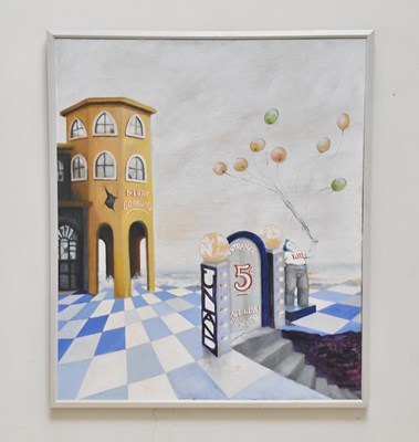 Lot 190 - RICHARD CAFIERO (1945-2024); acrylic on canvas,...