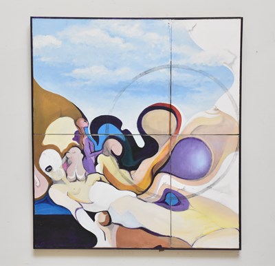 Lot 191 - RICHARD CAFIERO (1945-2024); acrylic on canvas,...