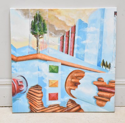 Lot 192 - RICHARD CAFIERO (1945-2024); acrylic on box...