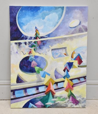 Lot 193 - RICHARD CAFIERO (1945-2024); acrylic on canvas,...