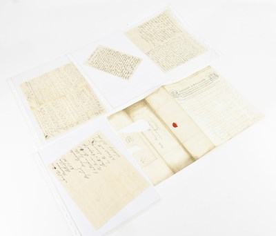 Lot 1208 - MILITARY INTEREST LETTERS AND EPHEMERA; an...
