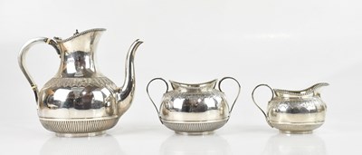 Lot 101 - MARTIN, HALL & CO; a Victorian hallmarked...