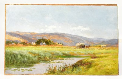 Lot 554 - A late 19th/early 20th century oil on board,...