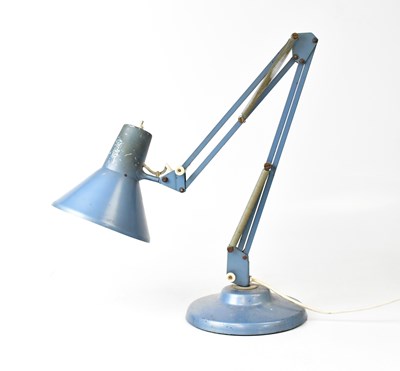 Lot 128 - A vintage blue Anglepoise table lamp.