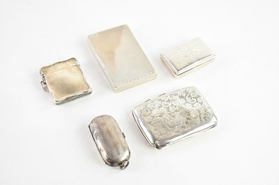 Lot 394 - FHH; an Elizabeth II hallmarked silver snuff...