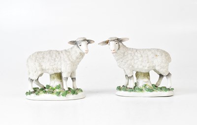 Lot 217 - CHELSEA; a pair of 19th century models of...