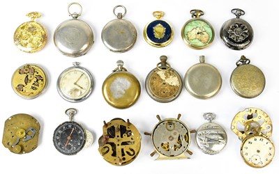 Lot 946 - A watchmaker’s lot of pocket watches,...