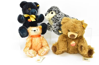 Lot 472 - STEIFF; four modern teddy bears comprising...