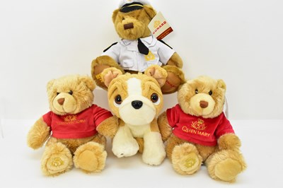Lot 468 - CUNARD; four collectors' teddy bears...