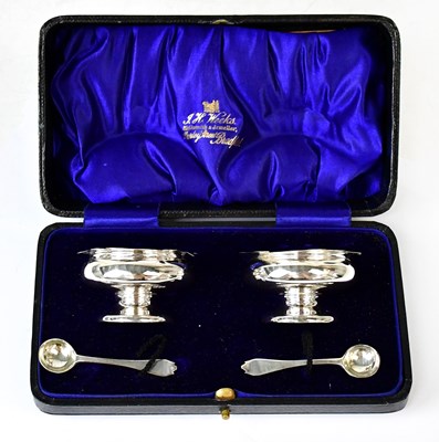 Lot 740 - JOSIAH WILLIAMS & CO; a cased pair of George V...