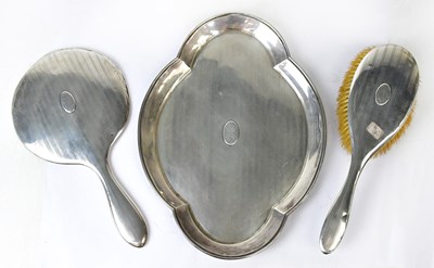 Lot 692 - A matched early 20th century hallmarked silver...