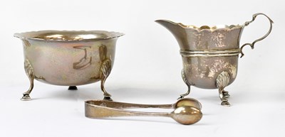 Lot 667 - J. RHODES & SON; an Edwardian matching silver...