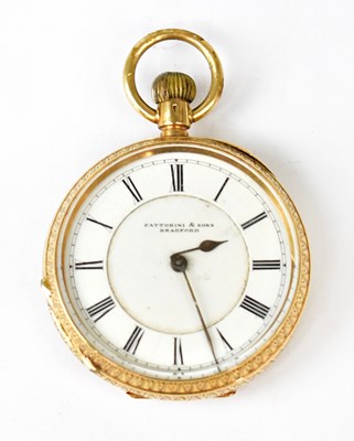 Lot 942 - FATTORINI & SONS BRADFORD; an 18ct gold fob...
