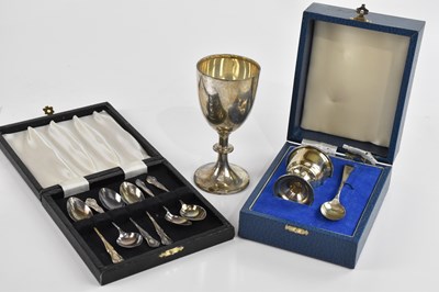 Lot 2149 - R F MOSLEY; a George V hallmarked silver...