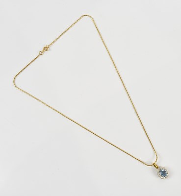 Lot 253 - An 18ct white and yellow gold diamond and...