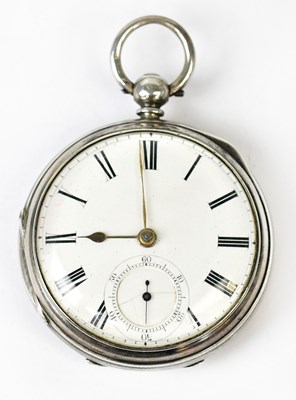 Lot 944 - A Victorian hallmarked silver open-faced...