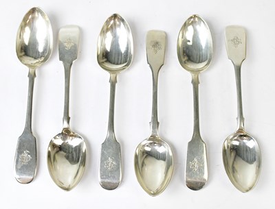 Lot 706 - JOSIAH WILLIAMS & CO; a set of six Victorian...