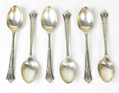 Lot 709 - WALKER & HALL; a set of six George V...